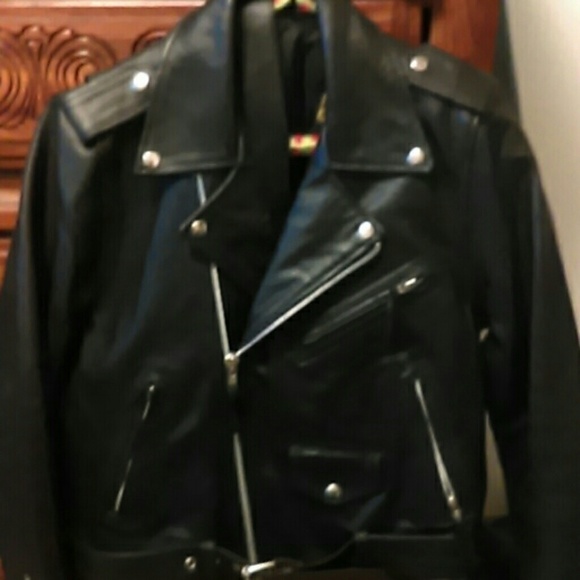 Leather jacket with vest (real leather) - Picture 1 of 1